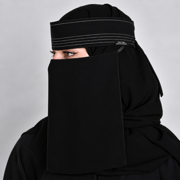 Black Pintex Saudi Niqab