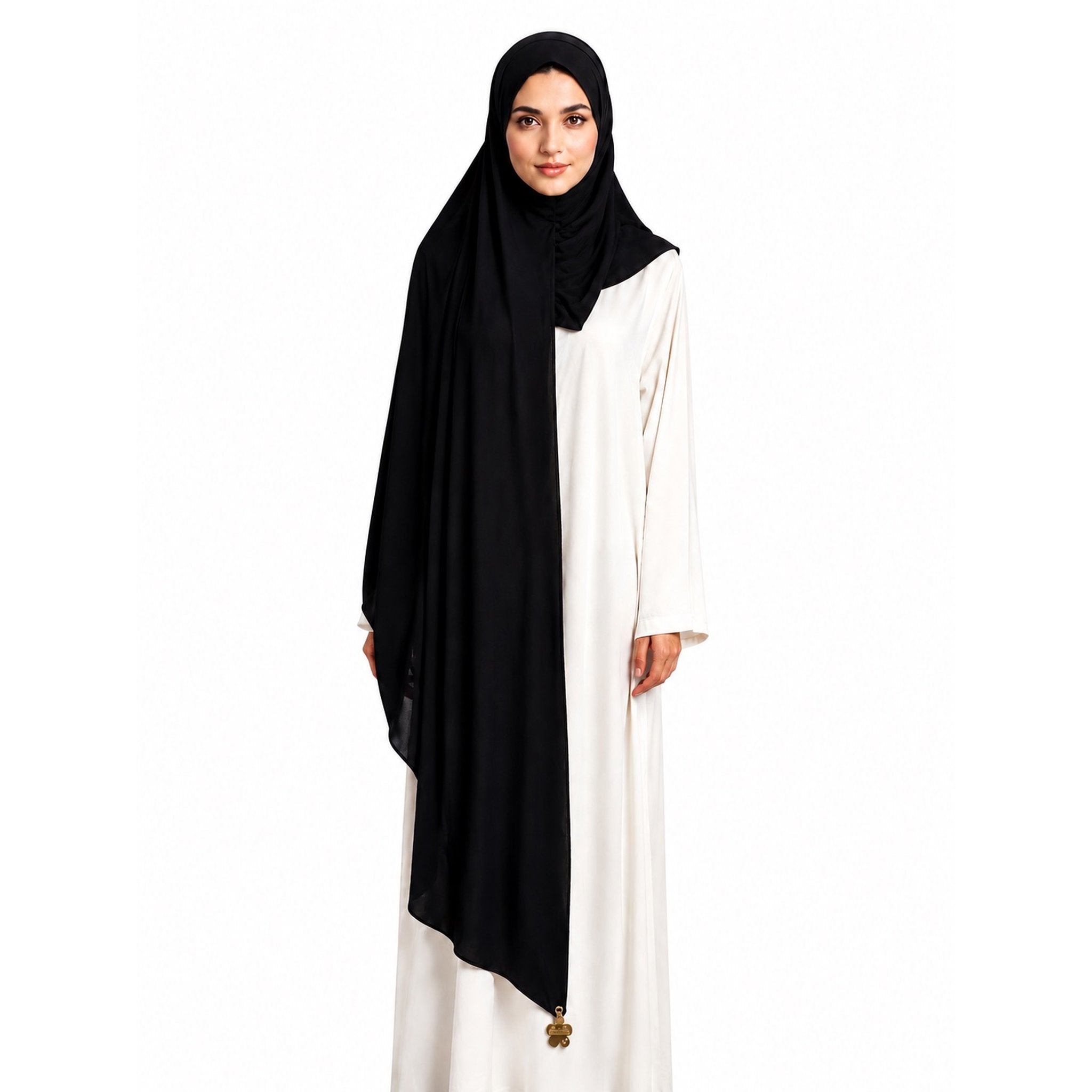 Flower Logo Premium Jersey Instant Hijab Secondary image
