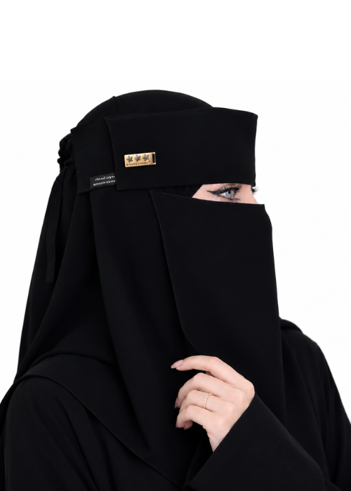 Flap Crystal Star Emblem Saudi Niqab Main image