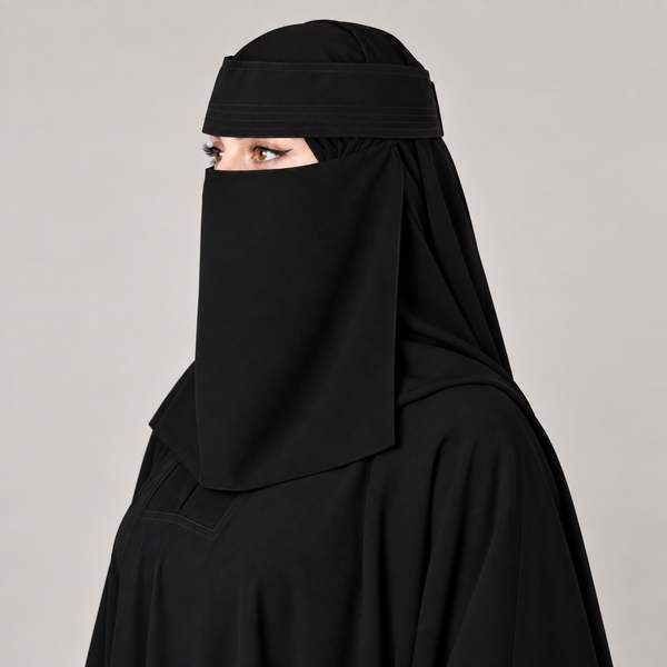 Black Pintex Saudi Niqab