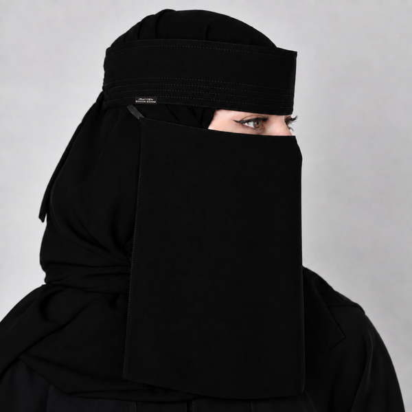 Black Pintex Saudi Niqab