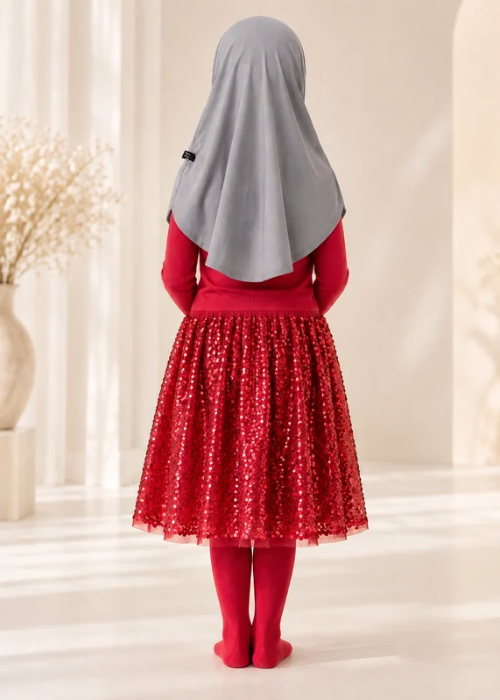 Light Grey Al Amira Maxi Hijab