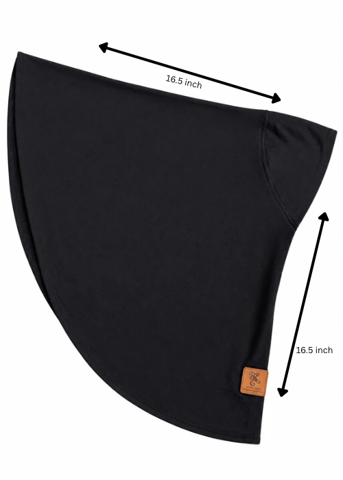 Black Makhna Hijab – Ages 1–5
