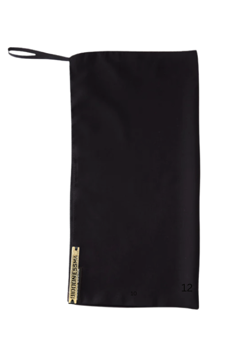 Straight Cut Metal Logo Half Niqab Main image