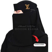 Arabic Saudi Niqab LV Louis Vuitton Golden Embroidery