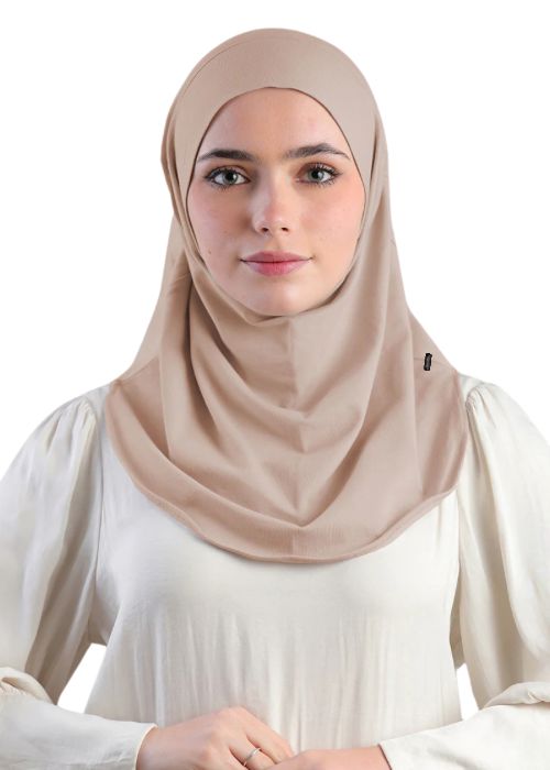 Beige Al Amira Teen & Women Hijab Main image