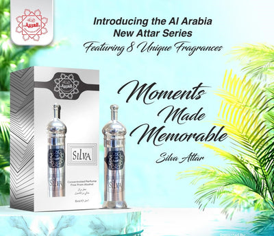 Attar Al Arabia SILVA Original Attar For Men and Women - 6ml Concentrated Perfume Gift Packing